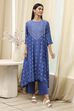 Blue Shantoon Asymmetric Suit Set image number 6