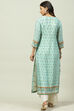 Pink Art Silk Straight Kurta image number 4