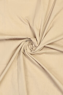Beige Chanderi Unstitched Suit Set image number 1