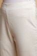 Green Cotton Blend Straight Kurta Slim Pant Suit Set image number 2