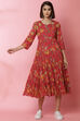 Pink Cotton Fusion Dress image number 2