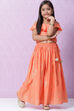 Berry Red Viscose Lehenga Set image number 0