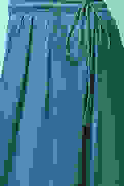 Teal Art Silk Straight Lehenga Set image number 2