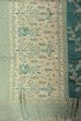 Mustard Jacquard Printed Unstitched Suit Set image number 4