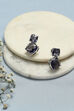 Pink & Purple Brass Earrings image number 0