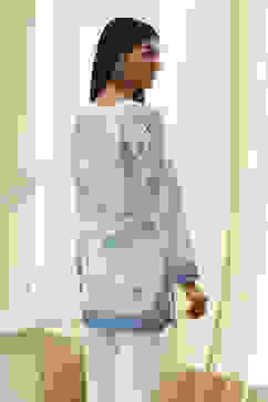 Off White Straight Short Kurta image number 3