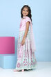 Pink Cotton Ethnic Motif Printed Lehenga Set image number 3