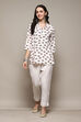 Rust Cotton Flax Slim Solid Pants image number 0