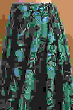 Blue Cotton Yard Dyed Straight Suit Set image number 2