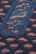 Indigo Cotton Unstitched Suit set image number 2