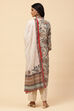 Ecru Straight Modal Straight Kurta Palazzo Suit Set image number 6