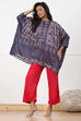 Navy Rayon Palazzo Pants image number 0