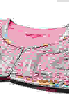 Pink & Blue Cotton Short Top Lehenga Set image number 1