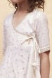 White Polyester Anarkali Suit Set image number 1