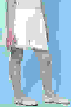 White Cotton Shorts image number 3