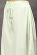 Mint Green Cotton Blend Straight Kurta Suit Set image number 2