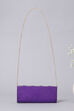 Purple Brocade Clutch image number 5