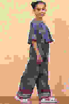 Blue Rayon Straight Dress image number 4