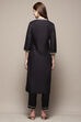 Fuschia Rayon Straight Kurta Pant Suit Set image number 5