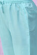 Sky Blue Art Silk Straight Printed Kurta Set image number 2
