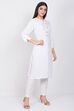 Ice Blue Rayon Straight Kurta image number 3