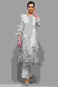 Brown Viscose Straight Kurta image number 5