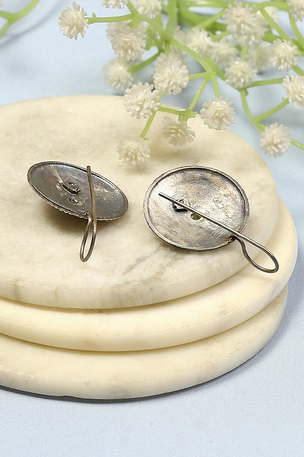 Mint Green Brass Drop & Danglers image number 2