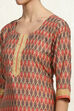 Grey Cotton Handloom Unstitched Suit Set image number 2