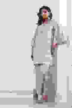 Pink Cotton Printed Straight Kurta Set image number 0