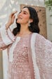 Mauve Cotton Blend Digital Print Unstitched Suit Set  image number 0