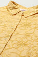 Lilac Cotton Straight Embroidered Shirt image number 1