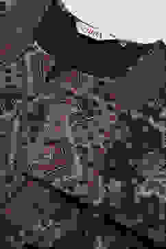 Navy Cotton Tiered Dress image number 1