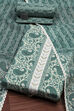 Pink Tissue Screen Print Unstitched Suit Set image number 0