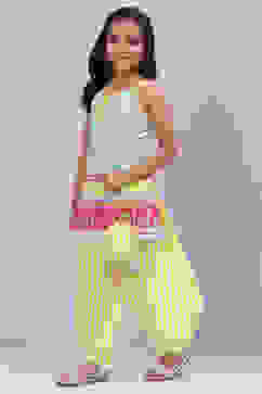 Light Blue Cotton Straight Printed Kurta Set image number 3