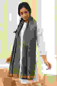 Green Cotton Blend Dupatta image number 3