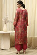 Grey Tissue Printed Embroidered Unstitched Suit Set image number 5