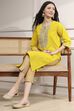 Fuchsia Cotton Solid Straight Kurta image number 0