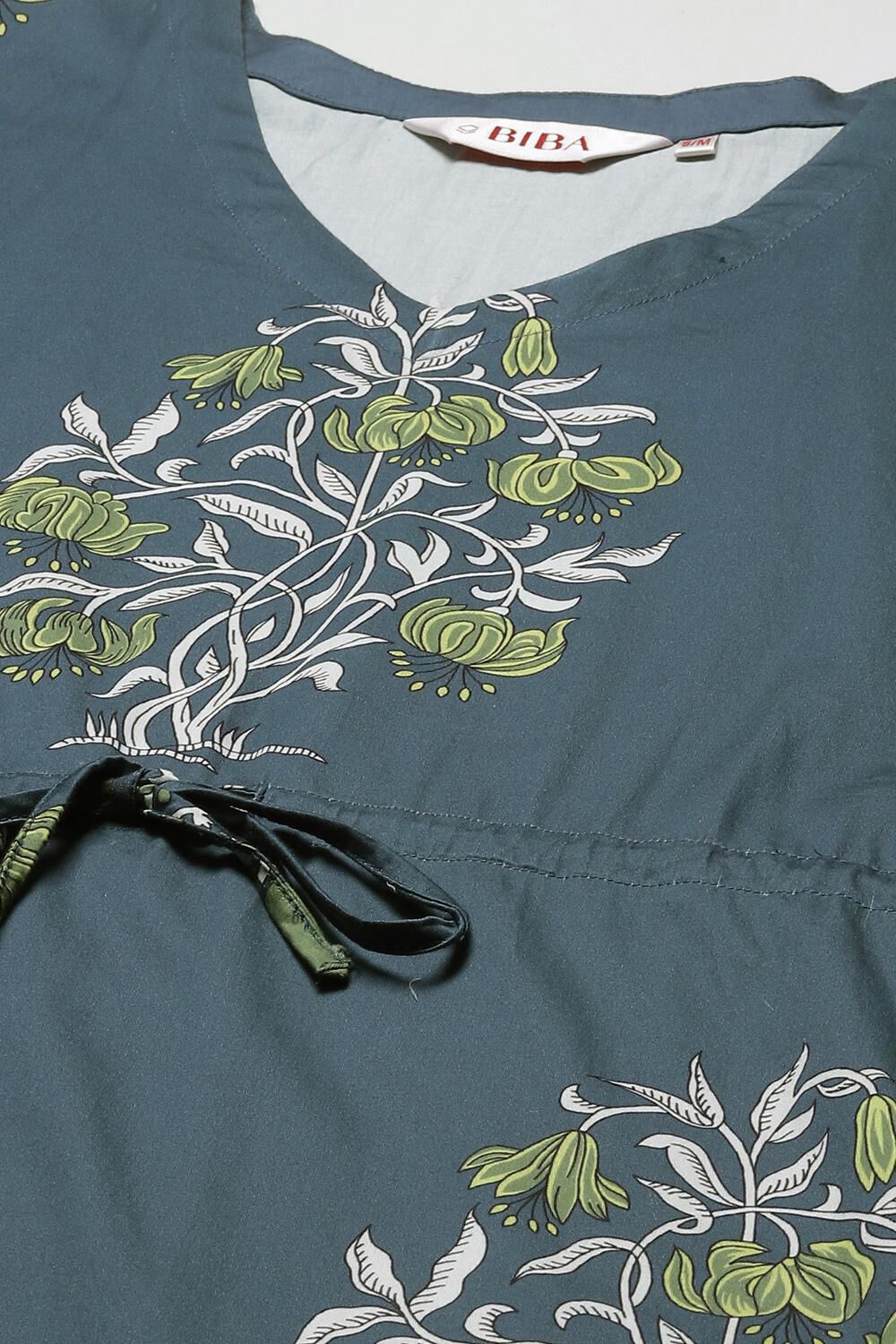 Grey Cotton Printed Nightwear image number 1