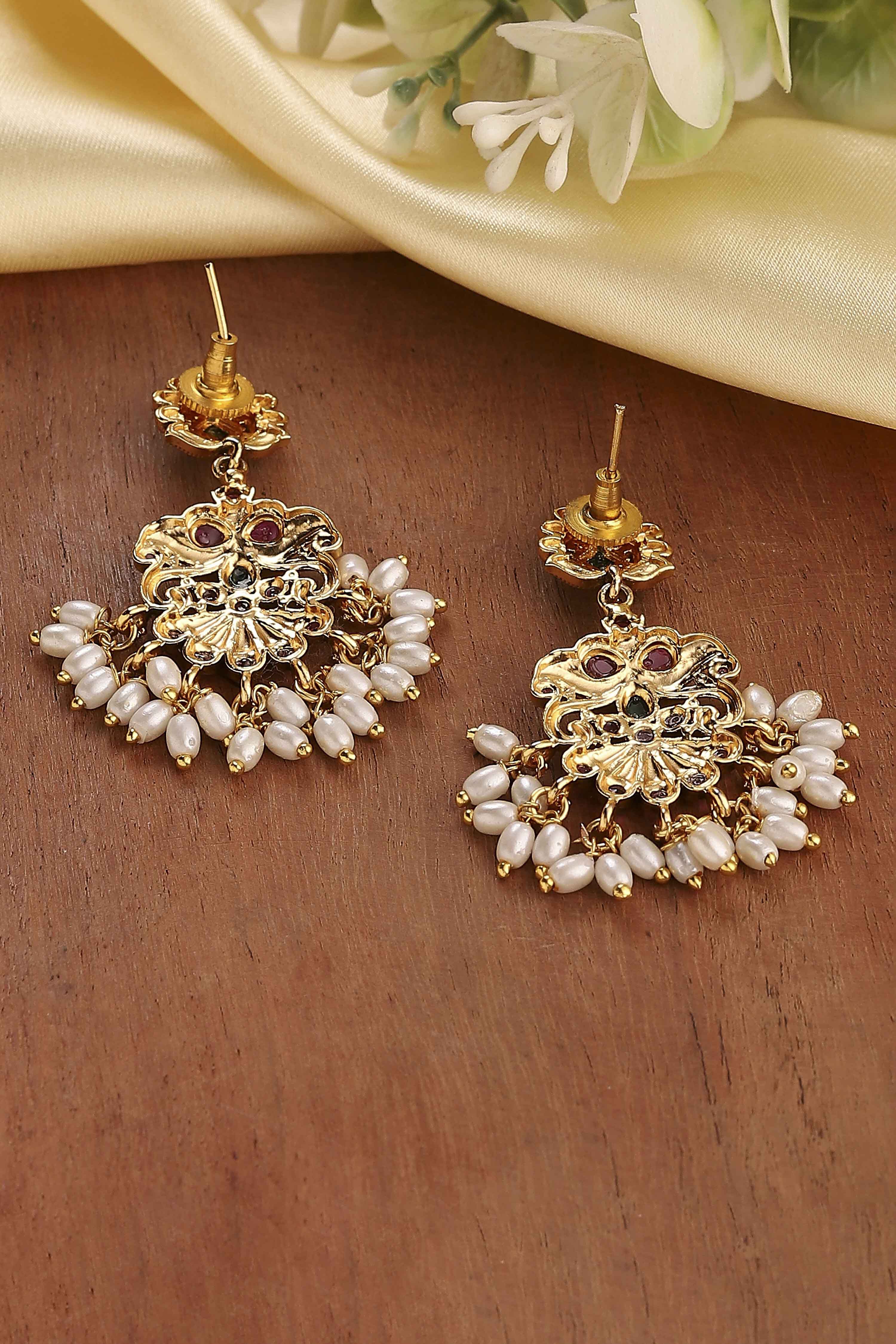 Multi Brass Drop & Danglers image number 2