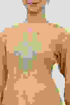 Mustard Silk Blend Machine Embroidered Unstitched Suit Set image number 2