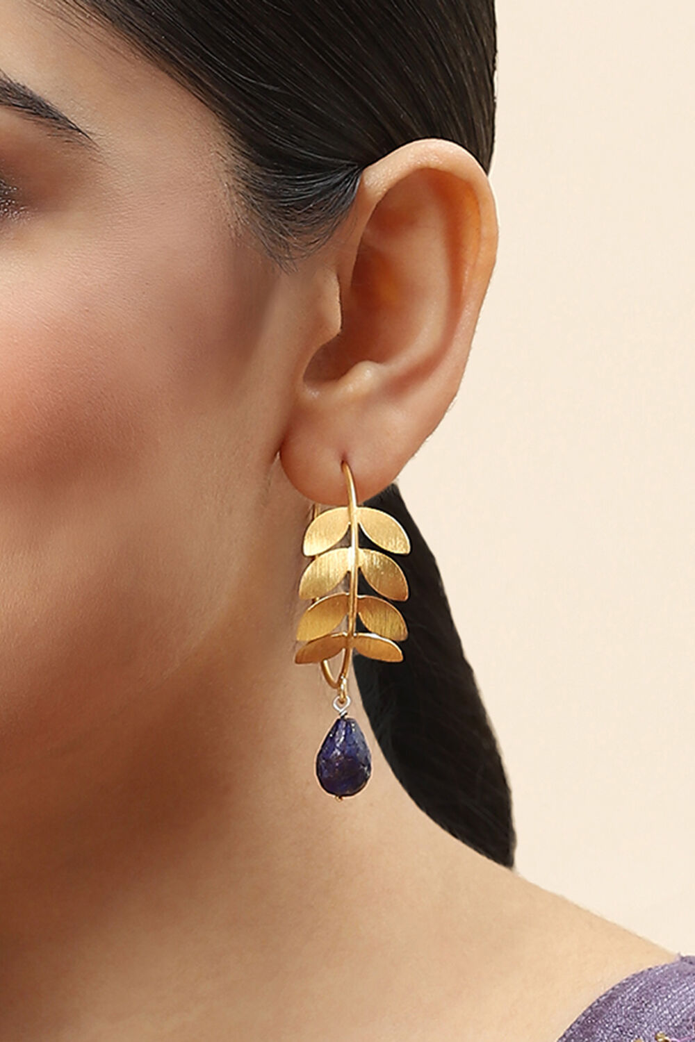 Blue 925 Sterling Silver Earrings image number 1