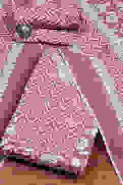 Purple Cotton Screen Printed Unstitched Suit Set image number 0