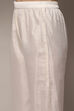 White Pink Chanderi Blend Unstitched Suit set image number 3