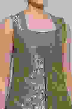 Earthy Grn Polyester Yarndyed Fusion Set image number 1