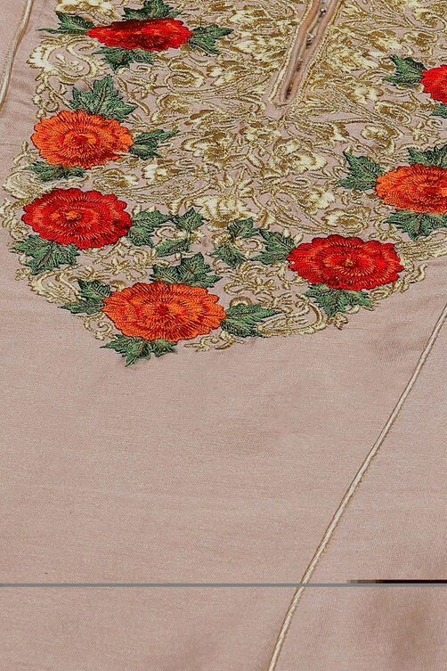 Rohit Bal Off White Cotton Silk Straight Yarndyed Suit Set image number 1