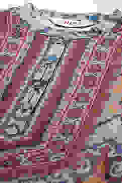 Blue Art Silk Asymmetric Kurta Palazzo Suit Set image number 1