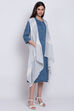 Blue Cotton Two Piece Set image number 5