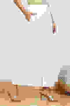 White Viscose Solid Straight Palazzo image number 3