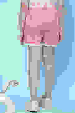 Pink Cotton Shorts image number 3