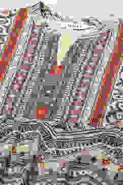 Beige and Black Pure Cotton Anarkali Suit Set image number 2